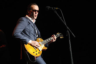 Joe Bonamassa performing at The Liverpool Echo Arena 2015