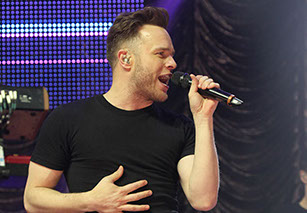 Olly Murs at Radio City Christmas Live