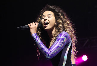 Ella Eyre performing at Radio City Summer LIve at The Liverpool Echo Arena