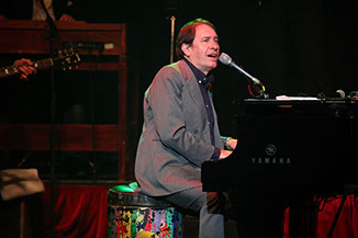 Jools Holland performing at The Liverpool Philharmonic Hall